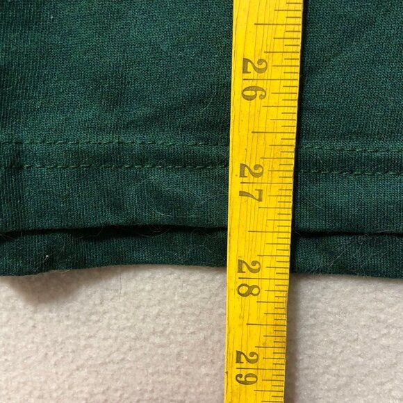 Under Disguise T-Shirt Mens L Green Christmas Short Sleeve Bottoms Up Graphic - Picture 5 of 7